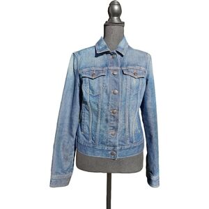 OLD NAVY Blue Denim Womens Jacket SIZE MEDIUM